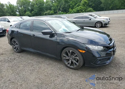 2019 Honda Civic Sport из США, поврежденный, VIN 2HGFC2F82KH531663